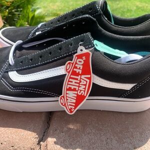 Vans Black and White Old Skool Sneakers